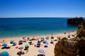 Crowded beach at Sao Rafael