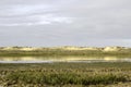 Algarve QDL landscape at Ria Formosa wetlands reserve, southern Royalty Free Stock Photo