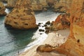 Algarve rocks formatio Royalty Free Stock Photo
