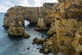 Algarve rocks formation Royalty Free Stock Photo