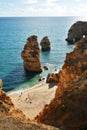 Algarve rocks formation and beach