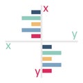 Algebra Graph Glyph Style vector icon which can easily modify or edit