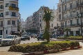 Alger, Algeria, Capital, City, Northafrika, travel, passengertraffic, birdview, street, cars, Royalty Free Stock Photo