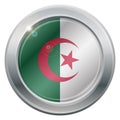 Algeria Flag Silver Icon