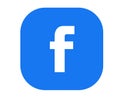 Facebook social media icon Symbol Element Vector