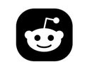 Reddit social media icon Symbol Logo Design Vector