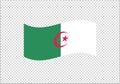 Algeria national flag coat of arms country symbol state emblem Royalty Free Stock Photo