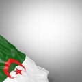 Algeria - national flag and gradient background - square format Royalty Free Stock Photo