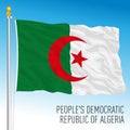 Algeria official national flag, african country