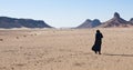 Algeria Sahara tuareg Royalty Free Stock Photo