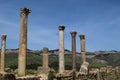 Algeria, Setif City, Roman Column ruins of the ancient city of Djemila on April 15, 2016