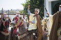 Algerian horsemen during a public celebration