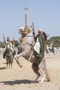 Algerian horsemen during a public celebration