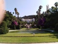 Algerian monument from an awesom garden