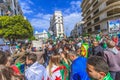 Algerians manifesting against president Bouteflika regime in Algiers, Algeria