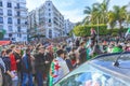 Algerians manifesting against president Abdelaziz Bouteflika