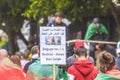 Algerians manifesting against president Bouteflika regime in Algiers, Algeria Royalty Free Stock Photo