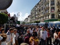 Algerians manifesting against the regime Royalty Free Stock Photo