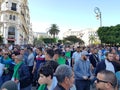 Algerians manifesting against the regime Royalty Free Stock Photo