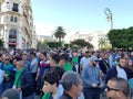 Algerians manifesting against the regime