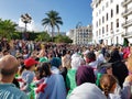 Algerians manifesting against the regime