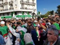 Algerians manifesting against the regime