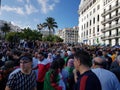 Algerians manifesting against the regime Royalty Free Stock Photo