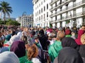 Algerians manifesting against the regime Royalty Free Stock Photo