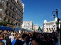 Algerians manifesting against the regime