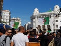 Algerians manifesting against the regime Royalty Free Stock Photo