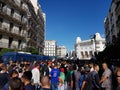 Algerians manifesting against the regime