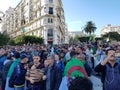 Algerians manifesting against the regime