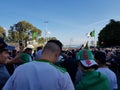 Algerians manifesting against the regime