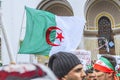 Algerians protesting against Bouteflika's regime in Algiers