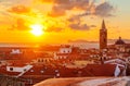 Alghero city, Sardinia Royalty Free Stock Photo