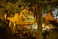 Alghero, Sardinia, Italy - Interior view of the Neptune Cave known also as Grotte di Nettuno at the Capo Caccia cape