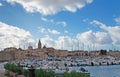 Alghero seen from the dock Royalty Free Stock Photo