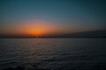 ALGHERO SUNSET Royalty Free Stock Photo