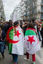 Historical protests in Algeria for changement