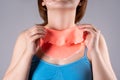Alginate body mask, neck lifting, beauty treatments for body care