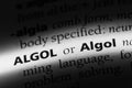 ALGOL Royalty Free Stock Photo