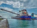 Algoma Niagara Great Lakes Freighter at Goderich Harbour