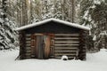 Algonquin Logging Museum in winter