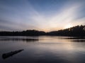 Algonquin Provincial Park Mew Lake Evening Sunset Royalty Free Stock Photo