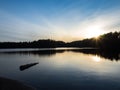 Algonquin Provincial Park Mew Lake Evening Sunset Royalty Free Stock Photo