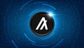 Algorand ALGO coin cryptocurrency concept banner background