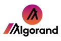 Algorand vector logo text icon Royalty Free Stock Photo