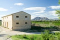 Algorfa, Barn being restored Royalty Free Stock Photo