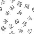 algorithm data technology ai seamless pattern vector Royalty Free Stock Photo
