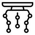 Algorithm flowchart showing data processing and analysis